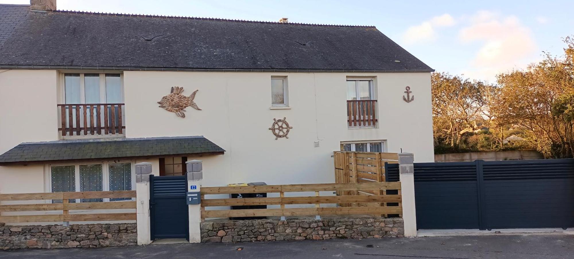 Maison A Cote De La Mer Flamanville Eksteriør billede